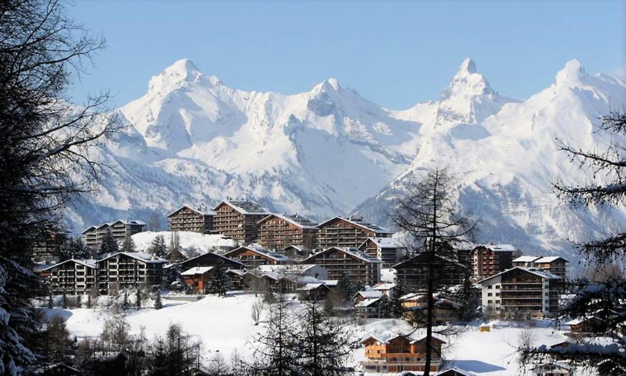 Pracondu Outdoor & Fun Appartement 2 Chambres Superieur Avec Balcon Nendaz Exteriör bild