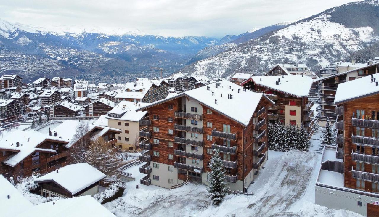 Pracondu Outdoor & Fun Appartement 2 Chambres Superieur Avec Balcon Nendaz Exteriör bild