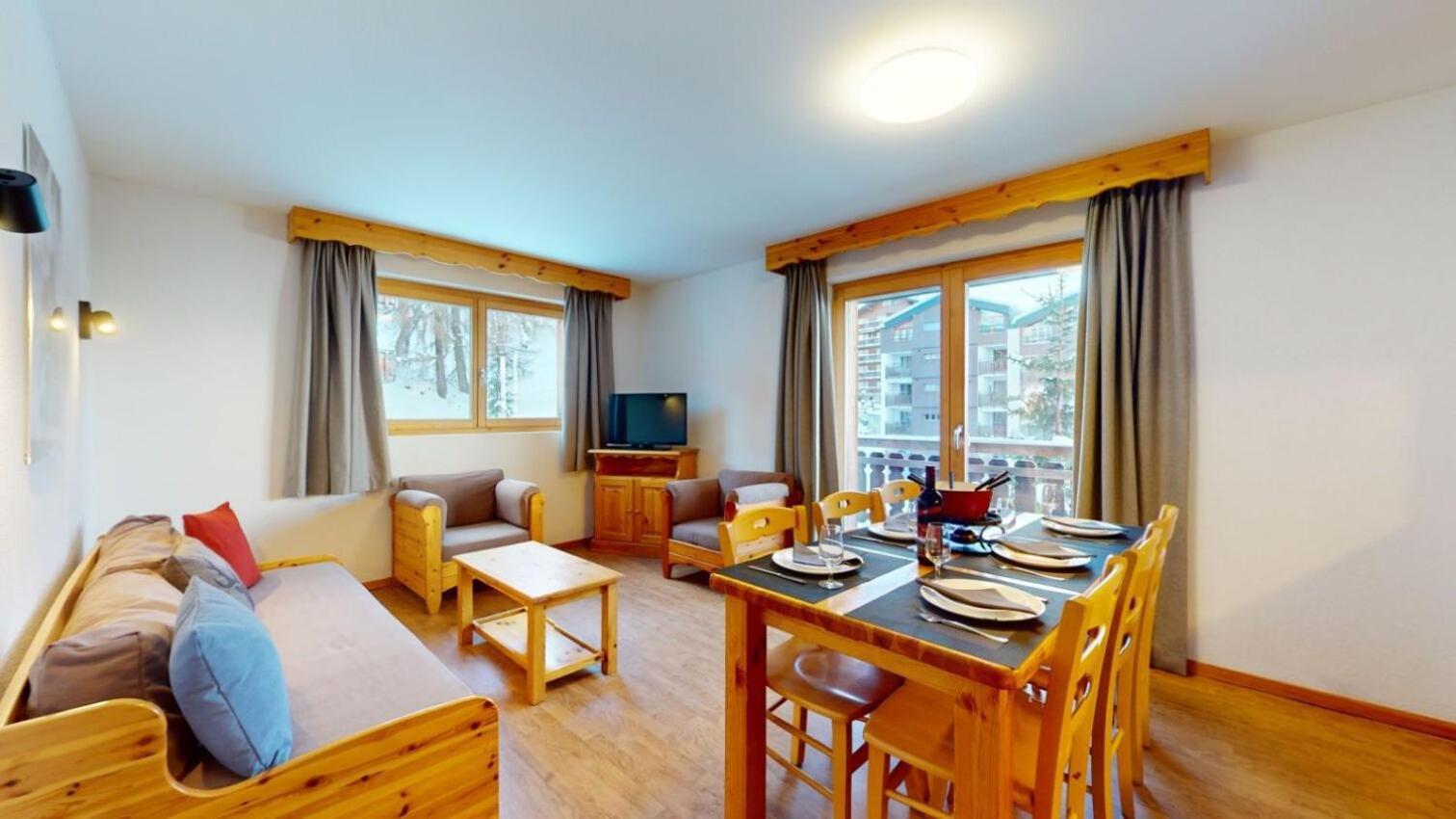 Pracondu Outdoor & Fun Appartement 2 Chambres Superieur Avec Balcon Nendaz Exteriör bild