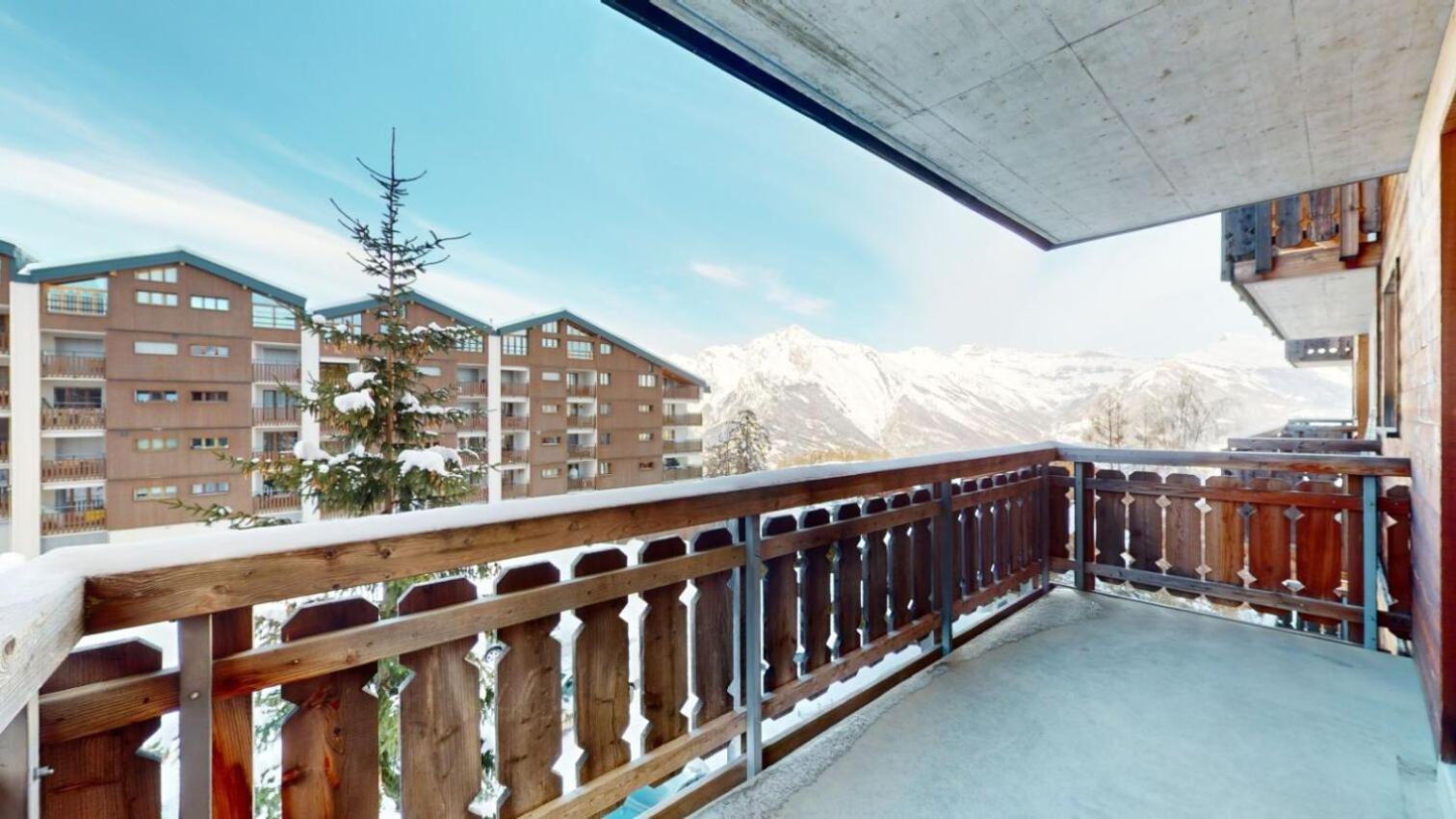 Pracondu Outdoor & Fun Appartement 2 Chambres Superieur Avec Balcon Nendaz Exteriör bild